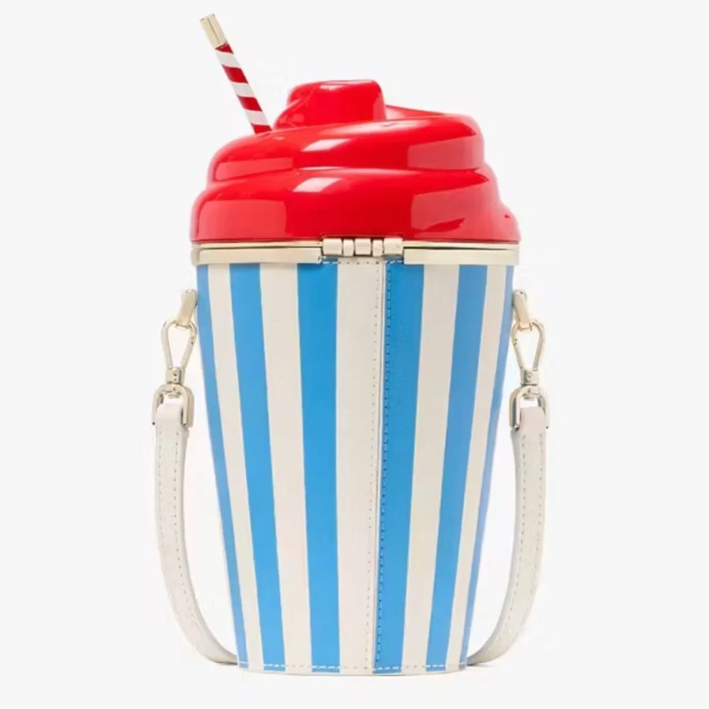 NWT Kate Spade 3D 🍒 Slushy Slushie  Cup Crossbody Bag - Picture 5 of 8